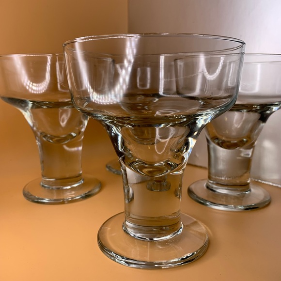 Set of 4 MCM Libbey Margarita Glasses - Picture 4 of 7